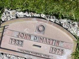 Pvt John D. Martin