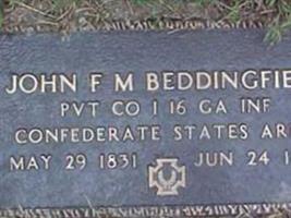 Pvt John F.M. Beddingfield