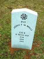 Pvt John F.M. Mills