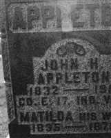 Pvt John H. Appleton Pvt John H. Appleton