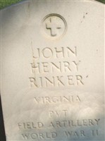 Pvt John Henry Rinker
