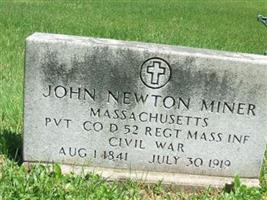 Pvt John Newton Miner