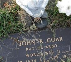 Pvt John R. Goar