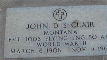 Pvt John D. St. Clair
