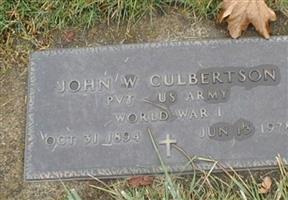 Pvt John W. Culbertson