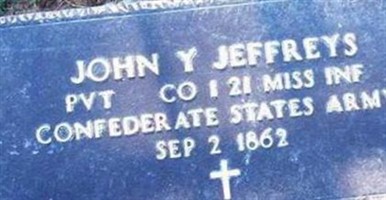 Pvt John Y. Jeffreys