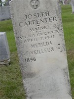 Pvt Joseph Carpentier Pvt Joseph Carpentier