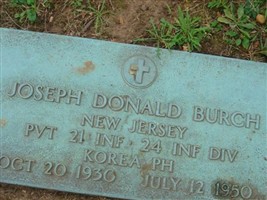 Pvt Joseph Donald Burch Pvt Joseph Donald Burch