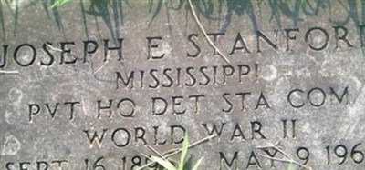 Pvt Joseph E Stanford