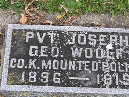 Pvt Joseph George Woolf