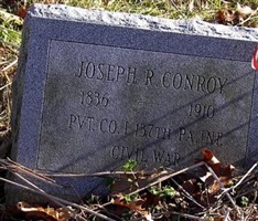 Pvt Joseph R. Conroy Pvt Joseph R. Conroy