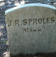 Pvt J. R. Sproles
