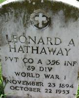 Pvt Leonard A. Hathaway
