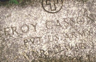 Pvt Leroy "Roy" Casson, Jr