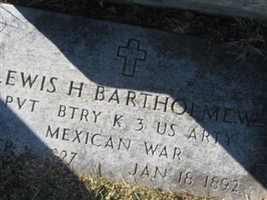 Pvt Lewis H Bartholmew Pvt Lewis H Bartholmew