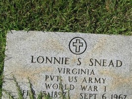Pvt Lonnie S Snead Pvt Lonnie S Snead