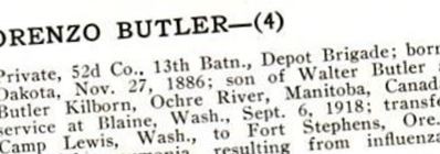 Pvt Lorenzo Butler
