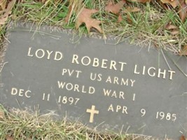 Pvt Loyd Robert Light Pvt Loyd Robert Light