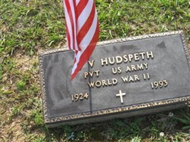 Pvt L V Hudspeth
