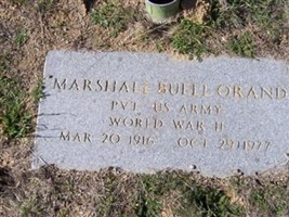 Pvt Marshall Buill Orand