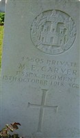Pvt M E Carver