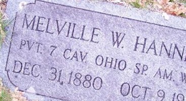 Pvt Melville W. Hanning Pvt Melville W. Hanning