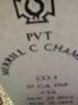 Pvt Merrill Columbus Chambers Pvt Merrill Columbus Chambers