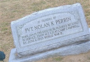Pvt Nolan K Perrin