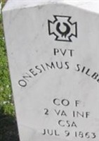 Pvt Onesimus Silbert Pvt Onesimus Silbert