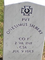 Pvt Onesimus Silbert Pvt Onesimus Silbert