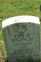 Pvt Orlie Branch