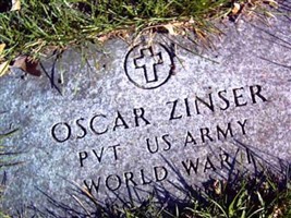 Pvt Oscar Zinser