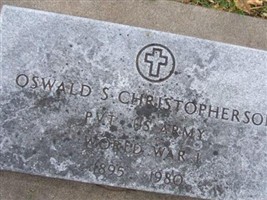 Pvt Oswald S Christopherson Pvt Oswald S Christopherson