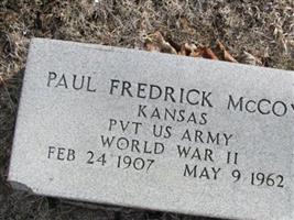 Pvt Paul Fredrick McCoy