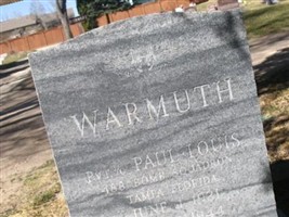 Pvt Paul Louis Warmuth