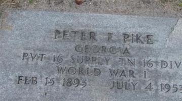 Pvt Peter F Pike