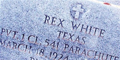 Pvt Rex White Pvt Rex White