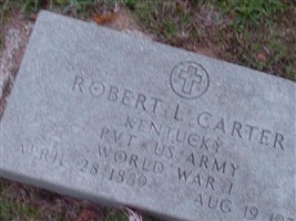 Pvt Robert Leva Carter