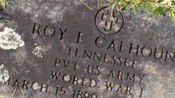 Pvt Roy E Calhoun