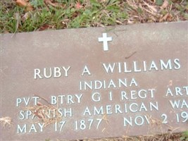 Pvt Ruby A. Williams