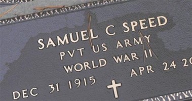 Pvt Samuel C Speed