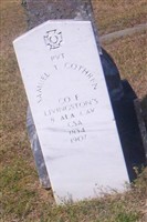 Pvt Samuel T. Cothran Pvt Samuel T. Cothran