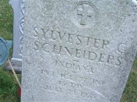 Pvt Sylvester G. Schneiders Pvt Sylvester G. Schneiders