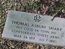 Pvt Thomas Asbury Sharp