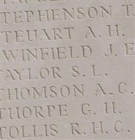 Pvt Thomas William Stephenson