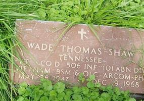 Pvt Wade Thomas Shaw