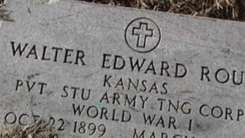 Pvt Walter Edward Roush