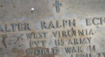 Pvt Walter Ralph Echols