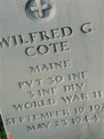 Pvt Wilfred Cote