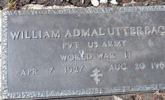 Pvt William Admal Utterback
